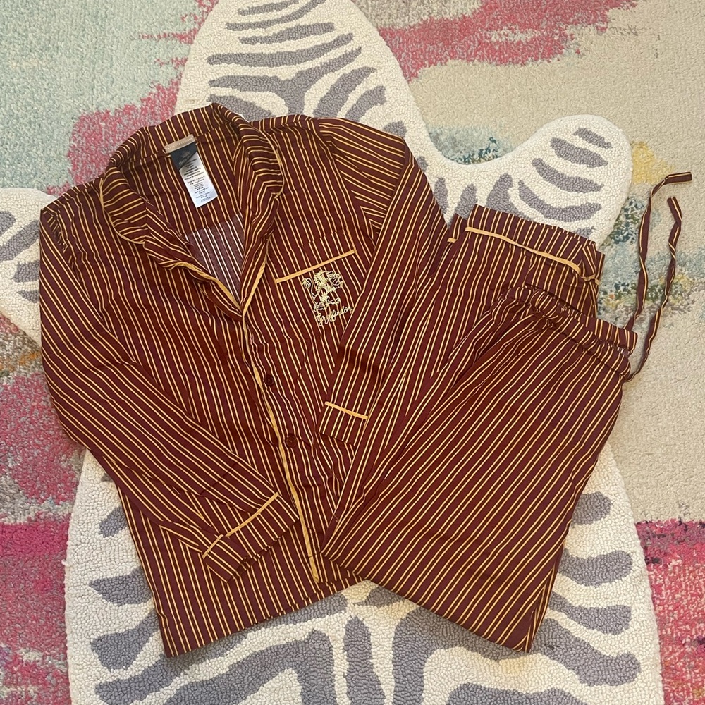 Harry Potter by Pottery Barn Teen Pajamas - barely worn Gryffindor House